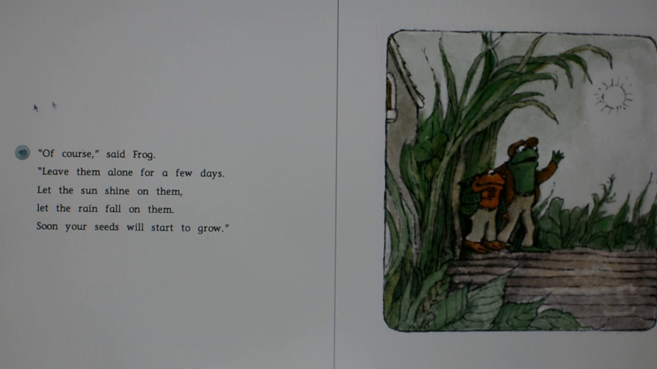 The Garden From Frog And Toad Teaching Mr H Youtube