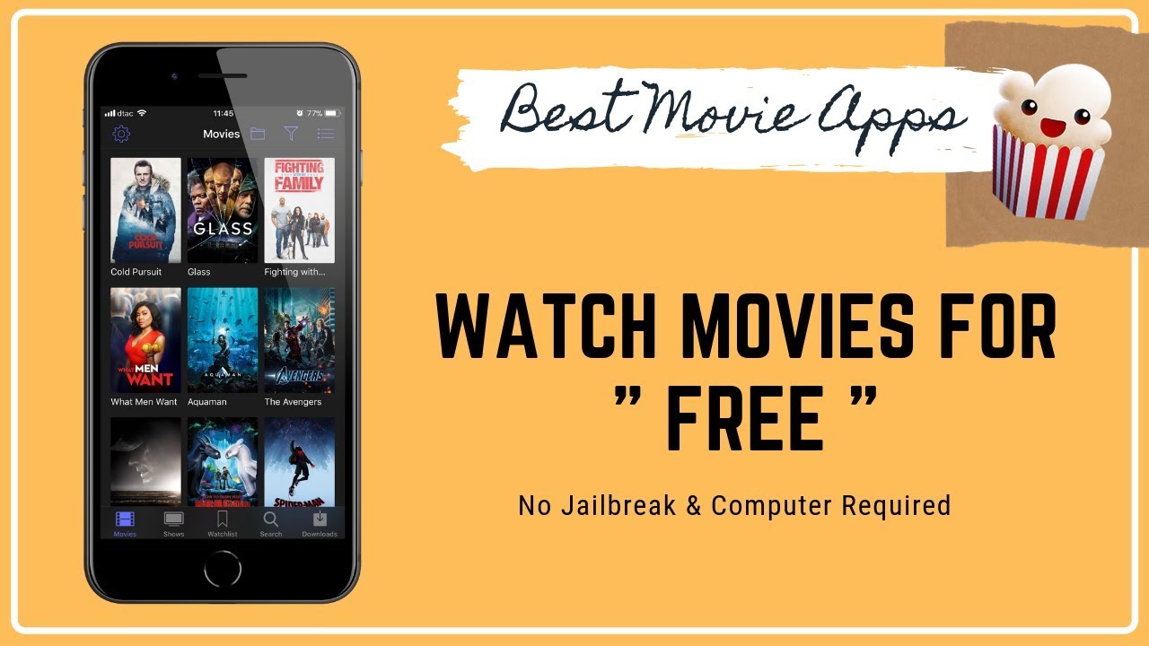 ดูหนังใหม่ๆ ได้ฟรี ด้วยแอป Popcorn Time (No Jailbreak & Computer