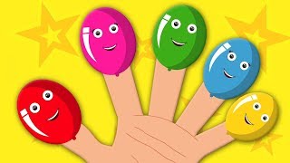 bong bóng ngón tay gia đình | bài hát giáo dục | vần cho trẻ em | Kids Song | Balloons Finger Family