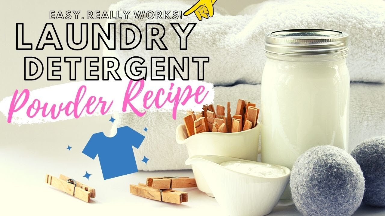 Make Your Own Powdered Laundry Detergent - Six Clever Sisters