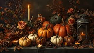 Copper Pumpkins & Candlelight | Cozy Autumn Halloween Decor | Frame TV screenshot 2