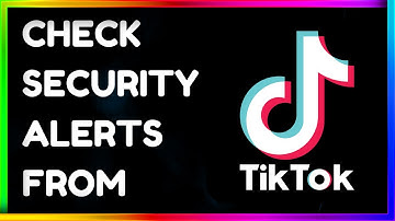 How to Check Security Alerts on TikTok || TikTok Me Security Alert Check Kaise Kare