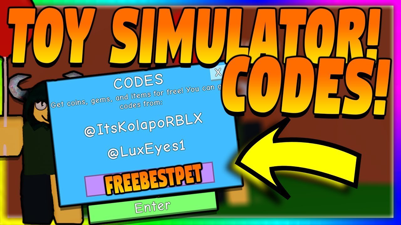 TOY SIMULATOR NEW CODES 2019 YouTube