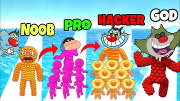 NOOB vs PRO vs HACKER vs GOD | In Pixel Rush | With Oggy and Jack Funny 😂 | OGGMER YT