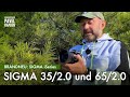 Brandneu: SIGMA iSeries: SIGMA 35/2.0 und 65/2.0 DN Objektive