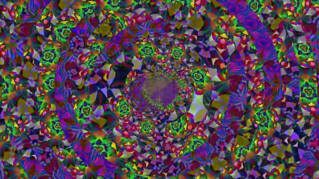 Abstract video synthesis loop 4K 60fps 180secs NJuL 016