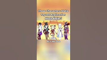 characters making teyvat exploration much easier #genshin #genshinimpact #genshintips