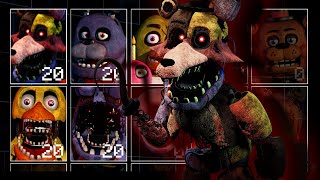 The Fusion of all Withered Animatronics! FazFreak! (UCN Mods)