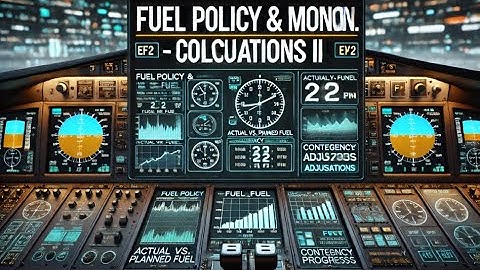 ATPL Flight Planning 033 - Ep.10: Fuel Policy & Mon. - Calculations II | ATPL Training | ATPL Exams