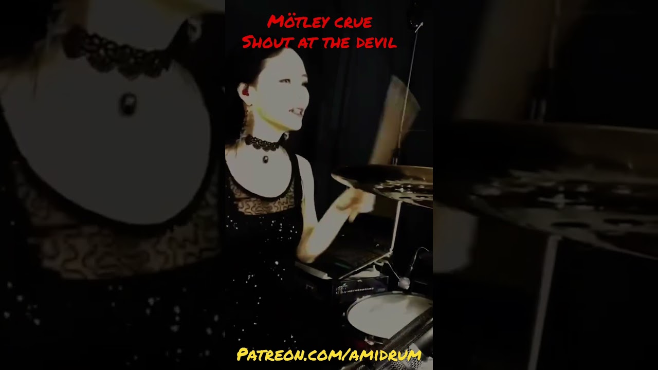 Mötley crue - Shout at the devil drum cover by amikim #artisanturkcymbals #amikim