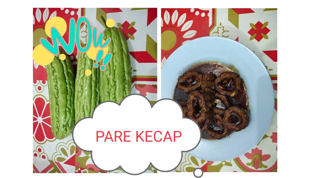 Sehat Vegetarian Cara masak pare kecap yang enak.. - YouTube