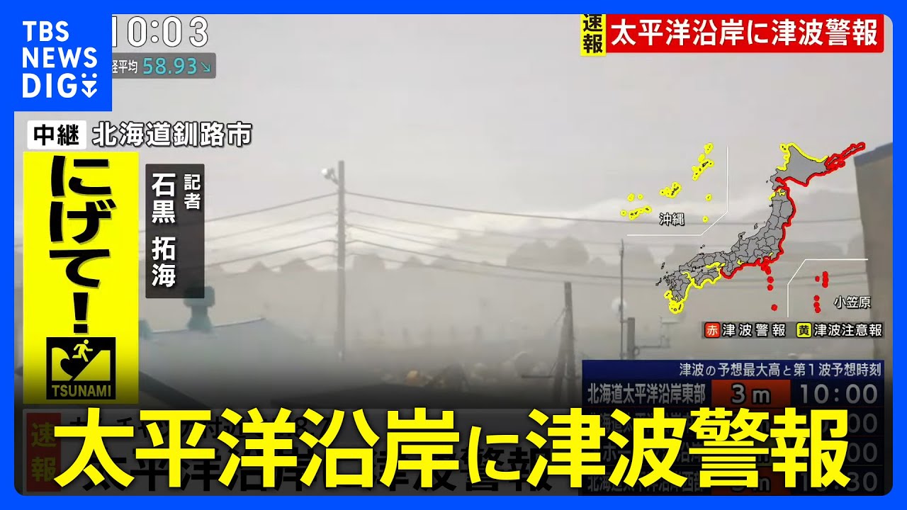 Tsunami Warning Map