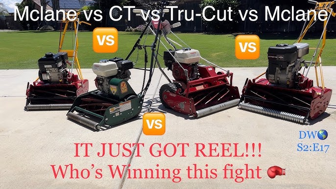 Reel Mower Showdown: DIY Electric Mclane vs. Tru Cut H20 