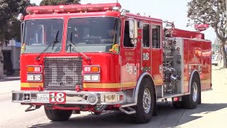LACo.FD Engine 18 (Jake Brakes!)