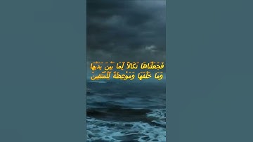 سورة البقرة اية 66 - مع صوت البحر بصوت جميل - فَجَعَلْنَاهَا نَكَالاً لِّمَا بَيْنَ