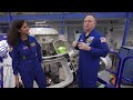 Tour a boeing starliner simulator with two nasa astronauts