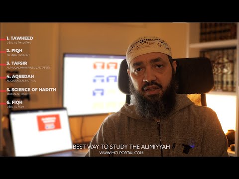 Best Way to Study the Alimiyyah - www.mclportal.com