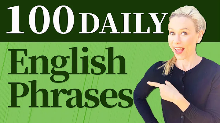 100 simple daily English phrases 01 English with Jackie