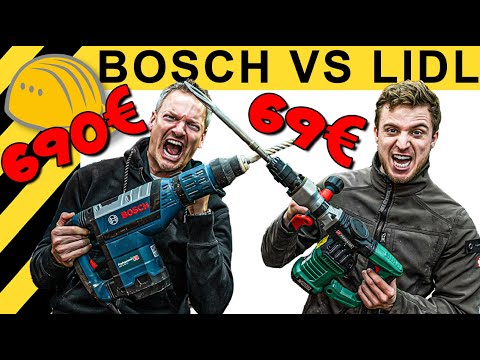 69€ PARKSIDE schlägt 690€ BOSCH ABBRUCHHAMMER? | WERKZEUG NEWS #53