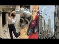 a day in my life as a fashion student in nyc (internship, class, meetings)