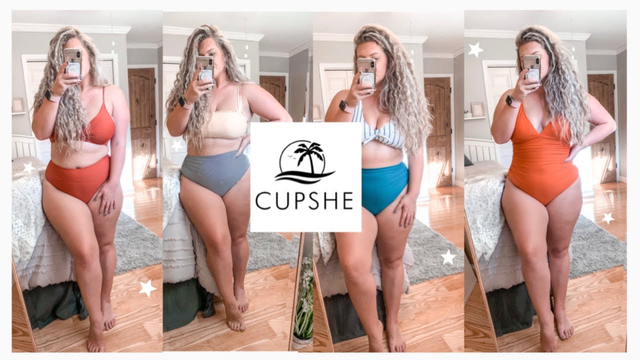 CUPSHE SWIMSUIT CURVY TRY ON HAUL - YouTube