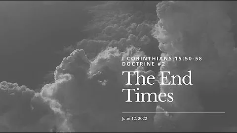 "The End Times" - Pastor Perry Messick