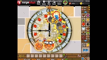 Bloons Tower Defense 5 Clock Hard Rounds 1-85 No Lives Lost NLL