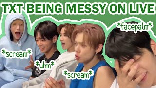 TXT and their chaotic live streams