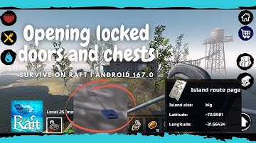 Survive on Raft | Island Walkthrough | Ep 1 (Big Island with Gatehouse and Water Tank)