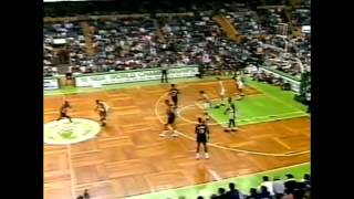 Clyde Drexler - 41 points vs Boston Full Highlights (1992.03.15)