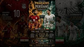 Egypt 🇪🇬 vs Iran 🇮🇷 | Salah's Biggest Test! | Group G Decider | FIFA World Cup 2026 🔥