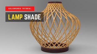 How to Design a 3D Printed Lampshade | SolidWorks Tutorial