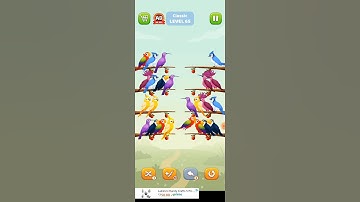 Bird sort puzzle walkthrough #viral #shorts #trending #short #birds