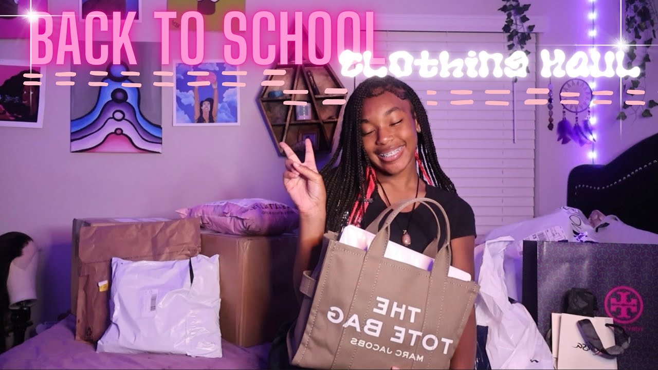 BACK TO SCHOOL CLOTHING HAUL!! shein, fashion nova, amazon, gap, tory