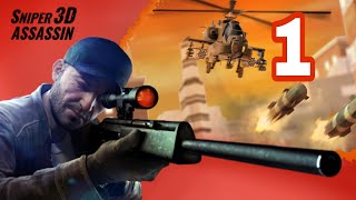 Sniper 3d : Gun Shooting Games Gameplay Walkthrough Part 1  screenshot 1