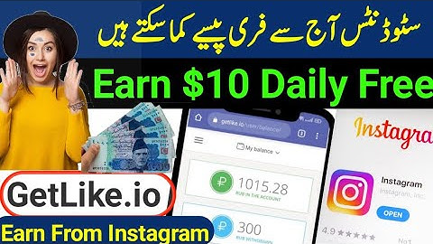 Earn $10 Daily From Instagram | How to Earn Money From  Getlike.io 2022 | Getlike Account Creation