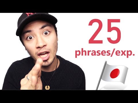 25 PHRASES ET EXPRESSIONS EN JAPONAIS POUR DÉBUTANTS !!