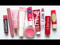 More Tinted Lip Balms | Pops of Sheer Petal Pink and Bright Red | AD