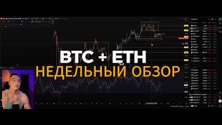 BTC + ETH Недельный обзор 24.05.2026 #crypto #trading #btc #биткоин #трейдинг