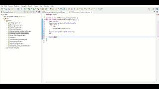 Difference between while and do-while loop in java eclipse