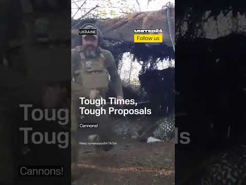 Ukrainian Soldier Makes a Proposal Straight From the Frontline #warinukraine
