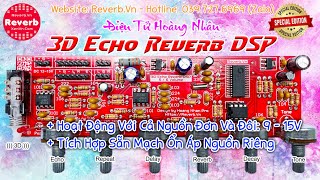 3D Echo Reverb DSP Circuit 5 / 6 Volume [2024 Upgrade]