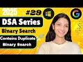 LeetCode Qs + Binary Search 🔥 | DSA in C++ #29 #binary search in c++
