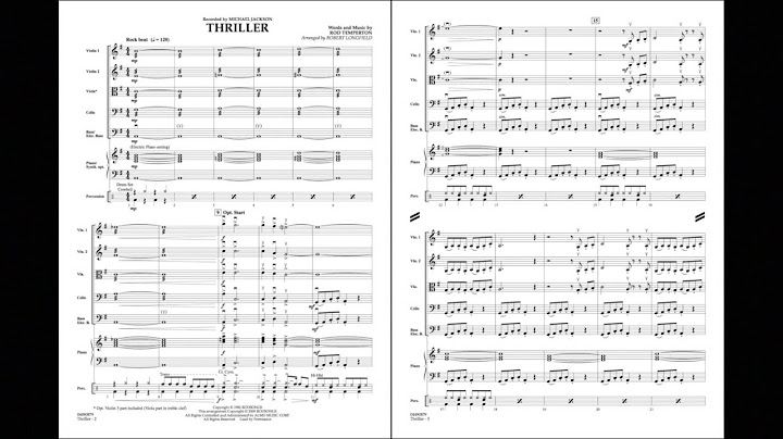 Thriller Orchestral version - Orchestral performance video thumbnail