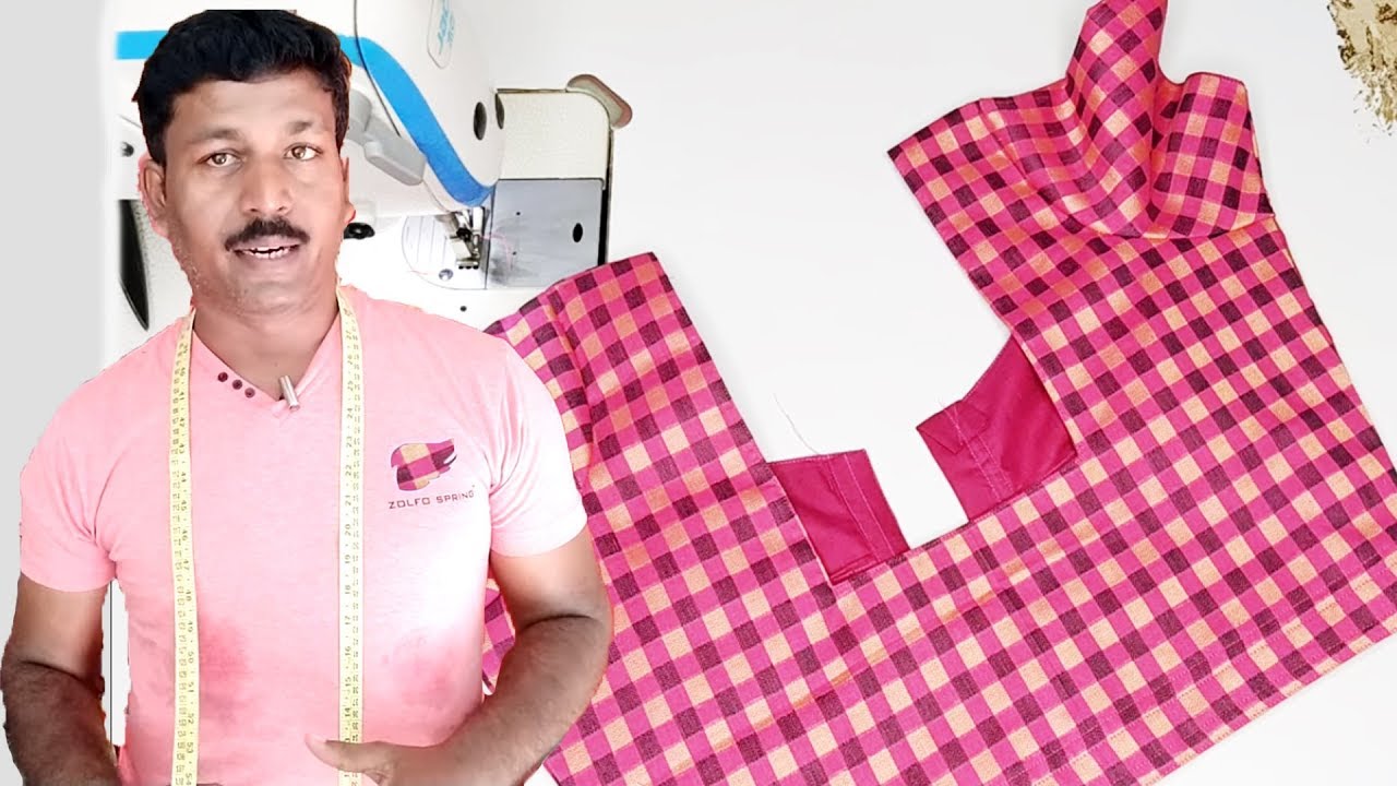 Easy Simple Basic Blouse For Beginners Cutting And Stitching Tips 
