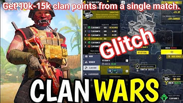 Abusing the Glitch in RAPID FIRE to get more POINTS in CLAN WARS| CODMobile