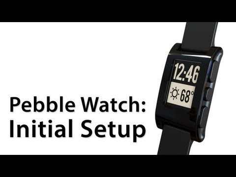 How To Set Up A Pebble Watch With iOS - Overview/Demo