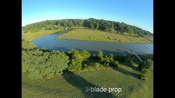 4 blade prop compared to 3 blade
