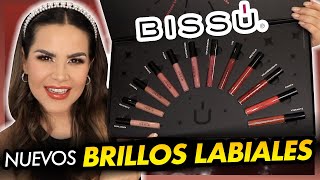 BISSÚ ¡NUEVOS 12 BRILLOS LABIALES! SWATCHES EN LABIOS