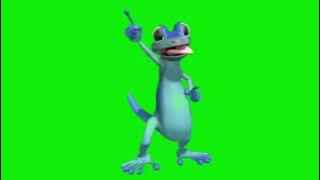 GREEN SCREEN MENTAHAN ANIMASI CICAK JOGET-(No Copyright)